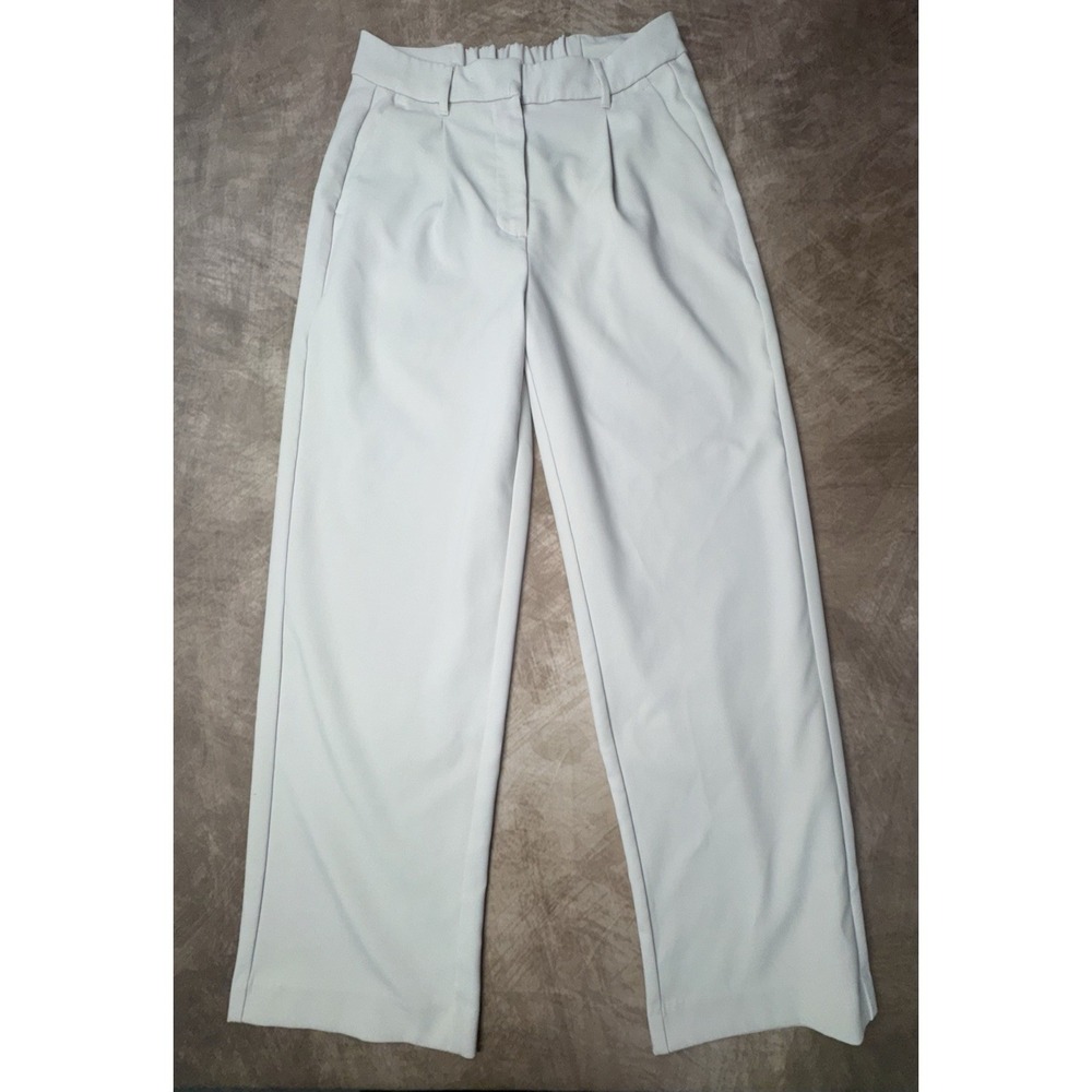 Old Navy Women's  Extra High Rise Taylor Wide Leg Pants Trousers Creme Medium